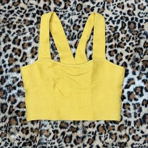 Yellow Crop Top